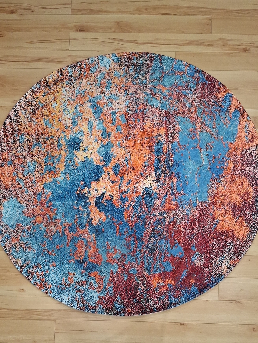 "Cosmic" Round Throw Rug